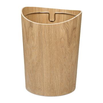Northix Kanta za otpadni papir, efekt drva, kapacitet 9 l