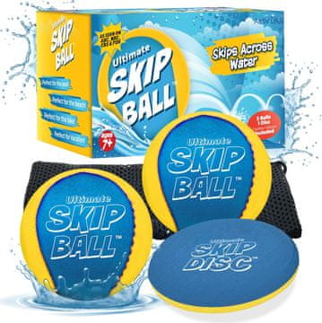 Nikcorp Ultimate Skip Ball vodena lopta za odbijanje s ojačanim šavovima, igračka za vodu za bazen plažu i jezero, za djecu mladež i odrasle
