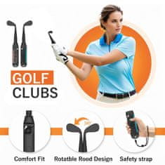 Nikcorp Komplet sportskih dodataka 6-u-1 za konzolne kontrolere ABS crna ergonomski držači stabilnost sigurnost za motion sports igre tenisa golfa kendoa fitness plesa