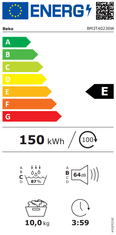 Beko BM3T40230W sušilica rublja, 10 kg