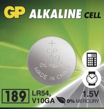 ALKALNE BATERIJE ZA SAT 1,5 V 189 - 10,0 KOM - GP 189 SZ