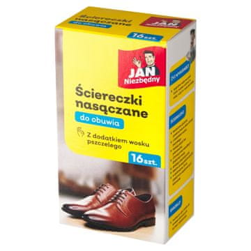 Jan Niezbędny vlažne maramice za cipele s pčelinjim voskom 16 kom.