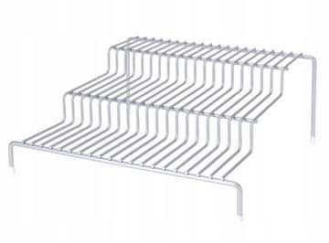 Koopman Kuhinjski organizator metalni ocjeđivač srebrni 26x25x11,5 cm 1 kom.