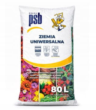 PSB Univerzalna vrtna zemlja za biljke i povrće 80L