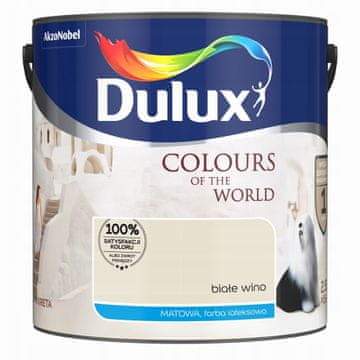Dulux Colors of the World lateks zidna boja Bijelo vino mat 2,5 l