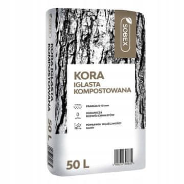 Sobex Kompostirana kora četinjača za vrtnu upotrebu 0-15 mm 50L