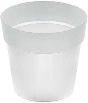 Prosperplast Klasična okrugla prozirna plastična saksija za cvijeće 10,9 cm Grower