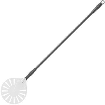 Hendi Lopata za pizzu s rupama i kliznom drškom, okrugla aluminijska, promjer 230 mm, duljina 1200 mm - 617168
