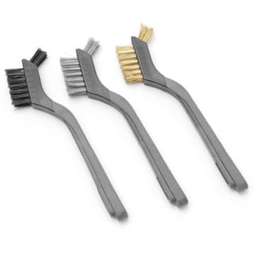 Hendi Četka za čišćenje rešetke roštilja, čelik, najlon, mesing, SET od 3, duljina 178 mm - 525524