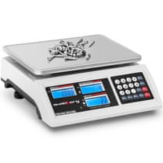 Steinberg Komercijalna vaga za trgovačke trgovine s LCD RS232 brojilom 3000 g / 0,05 g