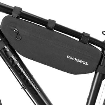 ROCKBROS Rockbros AS-043 vodootporna biciklistička torbica za okvir 3l - crna