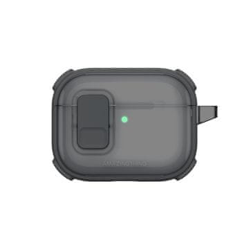Prozirna futrola za AirPods Pro 3 Titan Pro Mag - crna