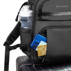 WOZINSKY Putni ruksak za avion s džepom za laptop 20l 40x20x25 cm - crni