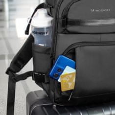 WOZINSKY Putni ruksak za avion s džepom za laptop 20l 40x20x25 cm - crni