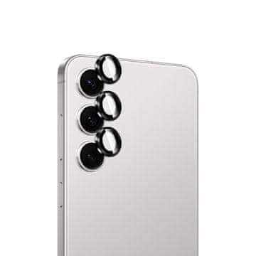 Puro Kaljeno staklo za stražnju kameru za Samsung Galaxy S26/S26 Plus - s crnim okvirom