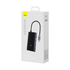 BASEUS Hub razdjelnik USB-C na 4x USB-A - sivi