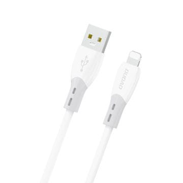 DUDAO Silikonski pleteni USB-A kabel - iPhone Lightning L25SL 30W 1m - Bijeli