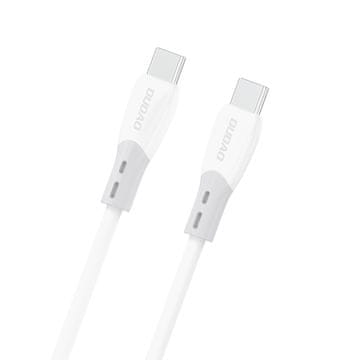 DUDAO Silikonski pleteni kabel USB-C L25SC 60W 1m - bijeli