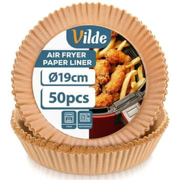 Vilde PAPIRNATI ULOŽAK ZA OKRUGLI FRITEZU 19 cm 50 kom 279048