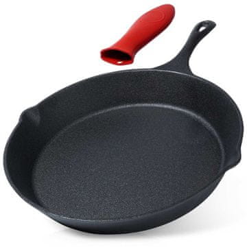 Vilde TAVA OD LIJEVANOG ŽELJEZA 30 cm SA SILIKONSKIM POKLOPCOM CAST LINE 199037