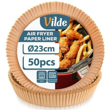 Vilde PAPIRNATI ULOŽAK ZA OKRUGLI FRITEZU 23cm 50kom 279050