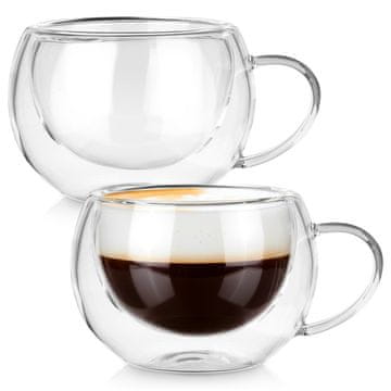 Vilde TERMALNE ČAŠE 2 kom. 280ml DVOSTRUKE STIJENKE ZA KAVU I ČAJ 139818