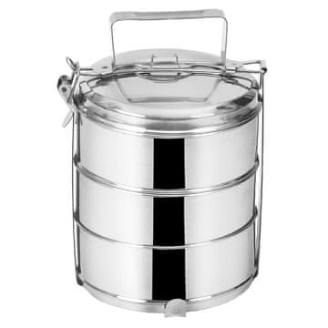 Orion Čelična kutija za ručak s 3 kata 3 x 1,3 l