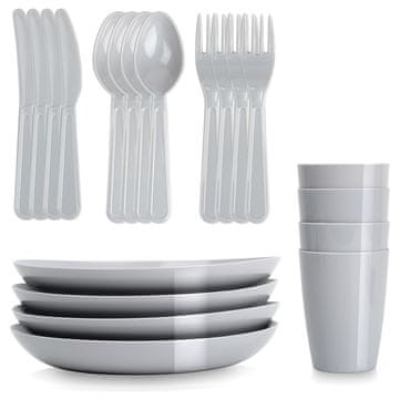 Vilde Plastični set za piknik, 20 dijelova