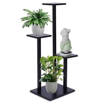 Vilde Metalni stalak za cvijeće s 4 razine 84 cm