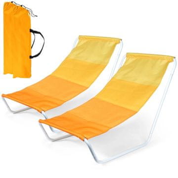 Vilde Sklopiva ležaljka za plažu 2 kom.