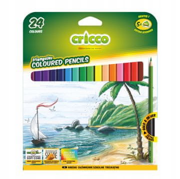 CRICCO TROKUTNE BOJICE 24 BOJE A"6 5876