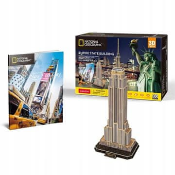 Bic KUBIČNA ZABAVNA 3D slagalica National Geographic NEW YORK Empire State B. DS0977h