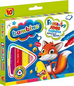 10-BOJNE TROKUTNE RAVNE FILC TRAKE BAMBINO 3189