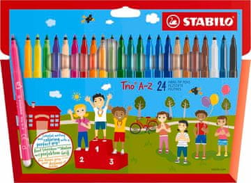 STABILO TRIO A-Z TRAKE 378/1-24-01 KUTIJICA 24 BOJE