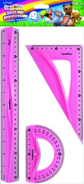 GEOMETRIJSKI SET OD 3 DIJELA 30 CM BAMBINO 3158