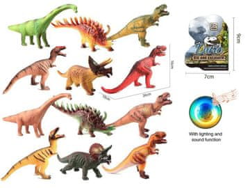 DINOSAUR SA ZVUKOM 26X16X10CM 12RODZ 0756