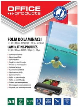 LAMINACIJSKA FOLIJ A4 216X303 80 MIKRONA SJAJNA (100)