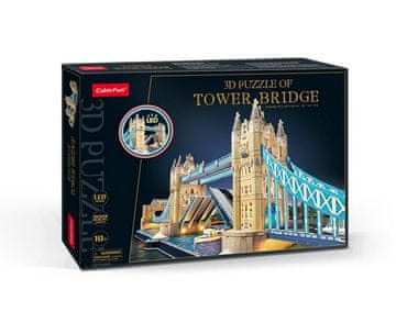 KUBIČNA ZABAVNA SLAGALICA 3D TOWER BRIDGE LED 5317