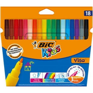 BIC Kids Visa flomasteri 18 boja 2765
