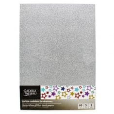 Argo SREBRNJI ŠLJOKICASTI KARTON A3 (5) 210G 8343