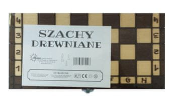 DRVENI ŠAHOVSKI SET 23 CM 2403