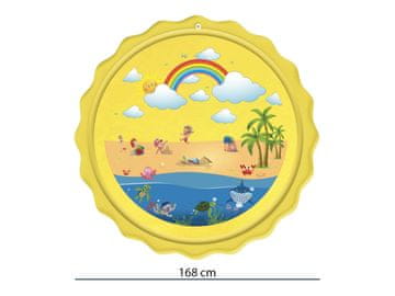 VODENA PODLOGA - PRSKALICA ZA PLAŽU 25X23X2,5CM 1749