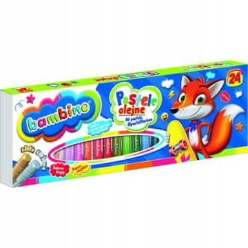 BAMBINO ULJANI PASTELI 24 BOJE 3127