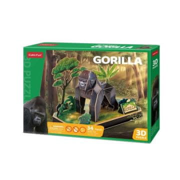 3D ZAGONETKA ŽIVOTINJE GORILA 8592