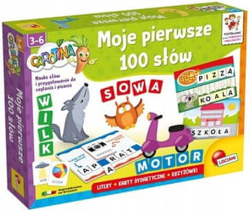 Lisciani CAROTINA Mojih prvih 100 riječi - bogati obrazovni komplet