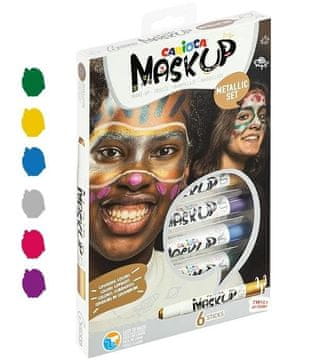 CARIOCA MASKUP METALNE OLOVKE ZA LICE 6 BOJA