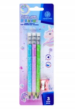 ASTRAKIDS UNIC HB jumbo trokutaste grafitne olovke