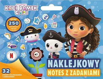 GABI-JEVA BILJEŽNICA S NALJEPNICAMA ZA KUĆICU ZA MAČKE I ZADATKOM 4412