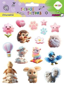GD Privremene tetovaže ŽIVOTINJE FLUFFY150x200 4559 A'10