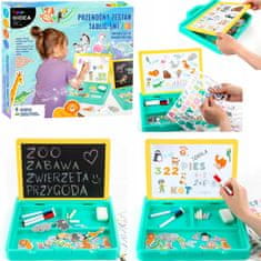 DE PRIJENOSNE TABLE SET 5-U-1 ZOO KIDEA 1078